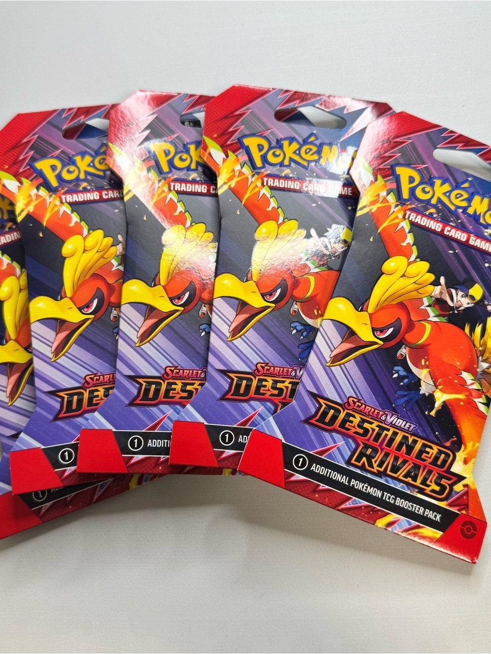 Pokemon Scarlet & Violet Destined Rivals Booster Packs Lot of 5
